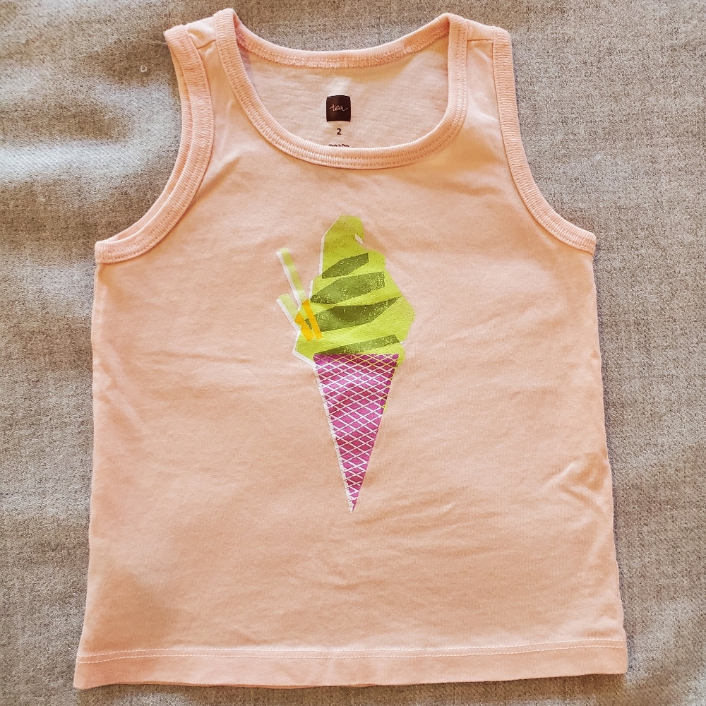 Toddler 2T Ice Cream Sleeveless Tee